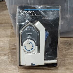Norelco Travel Iron - White and Blue